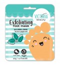 Victoria Beauty Ексфолиращи чорапи с чаено дърво, мента и AHA млечна киселина